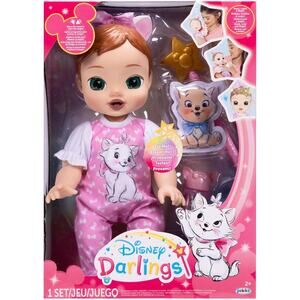 Disney Darlings 13" Interactive Magical Baby Doll Motion Activated Marie NWT